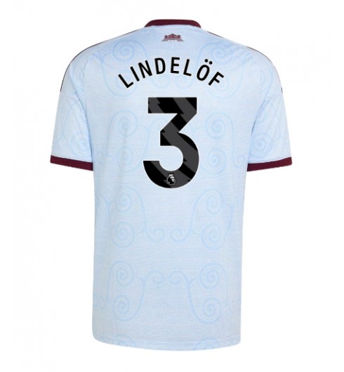 Aston Villa Victor Lindelof #3 Alternativní Dres 2026-27 Krátký Rukáv Aston Villa Victor Lindelof #3 Alternativní Dres 2026-27 Krátký Rukáv